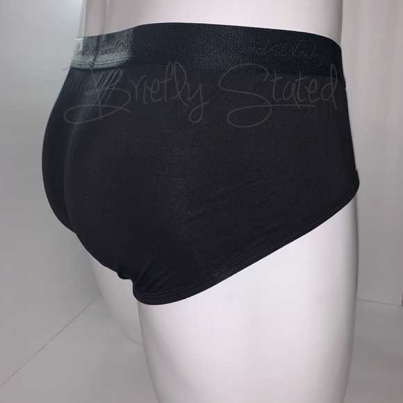David Archy Micro Modal Briefs - Black (L) - Picture 3 of 7
